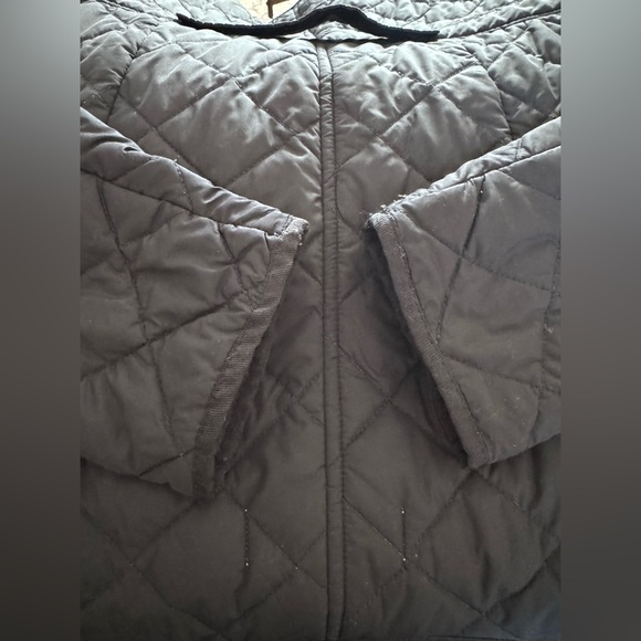Navy Quilted Jacket Mid Length XL - Picture 4 of 9